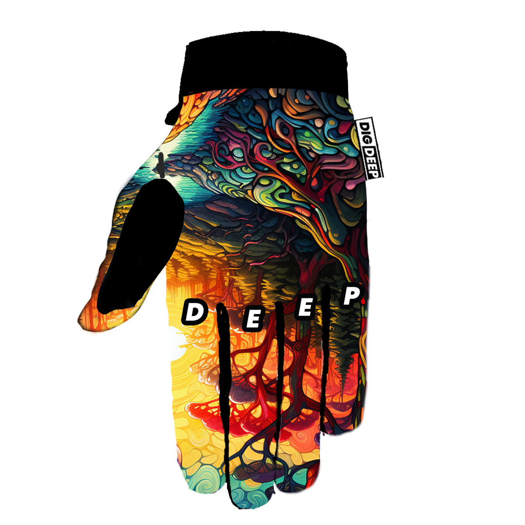 Trippy Forest Gloves