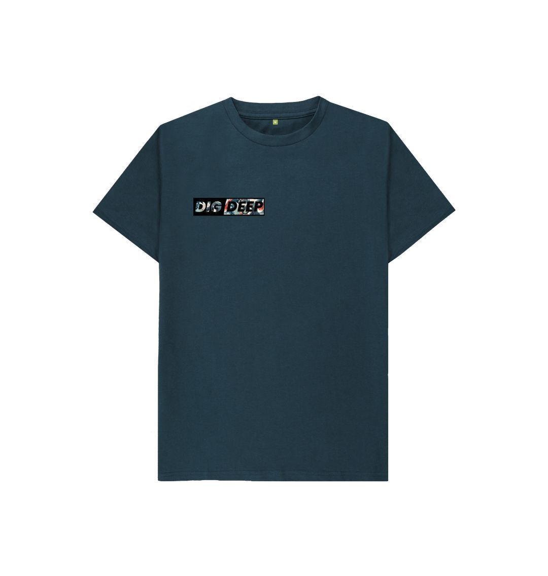 Denim Blue Kids Koi T-shirt